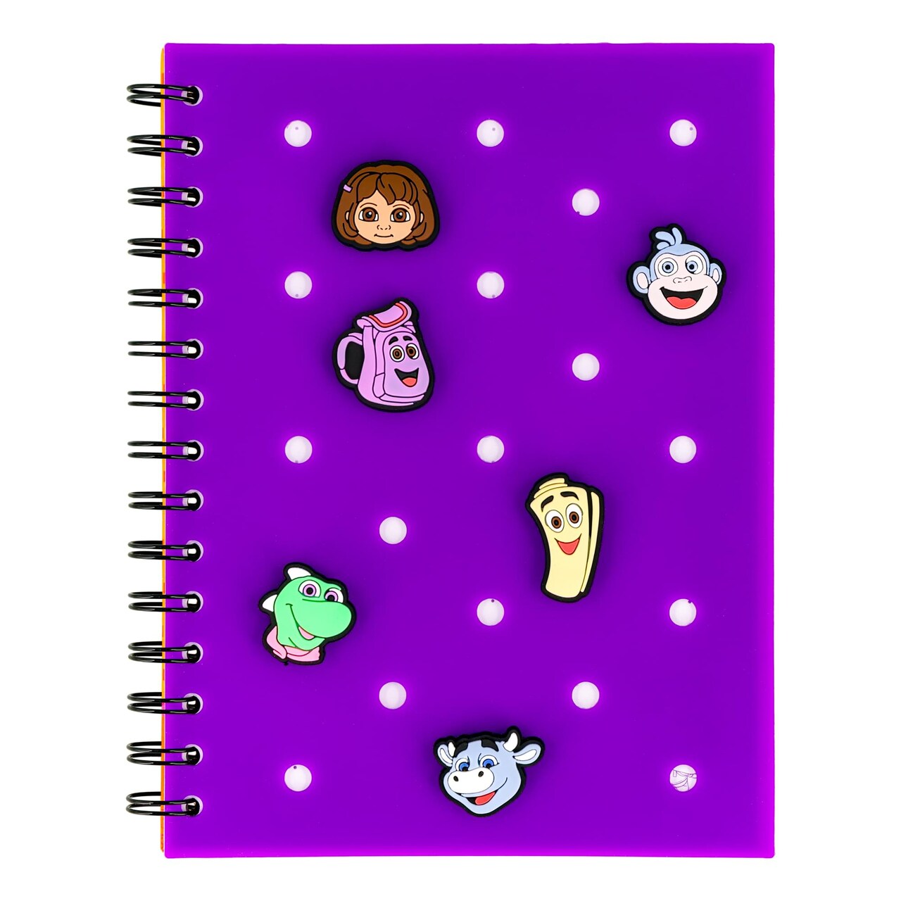 Nickelodeon Dora The Explorer Notebook With Pop Charms and 160 Dotted Sheets
